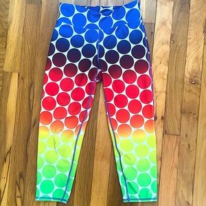 Kids Gap Fit multicolored capri leggings